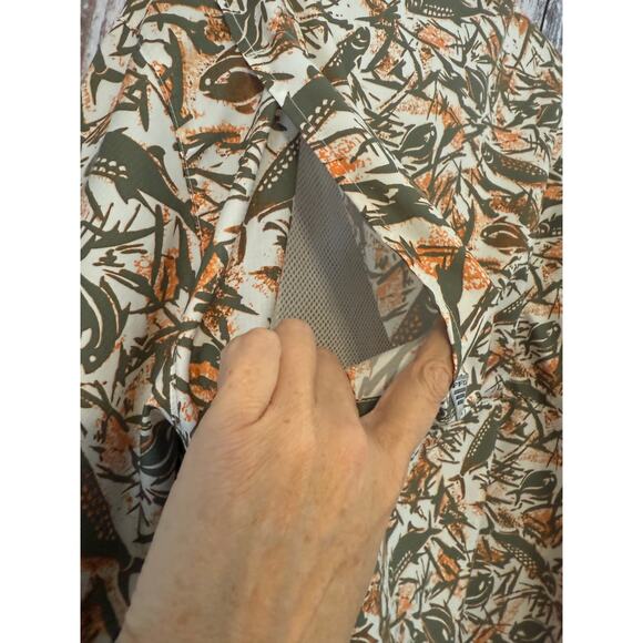 Columbia PFG Short Sleeve Mens 3XL Super Tamiami Fish Design - Picture 8 of 10